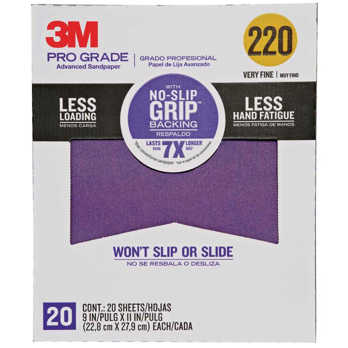 Sandpaper 3M Purple 9X100 20Pk220G