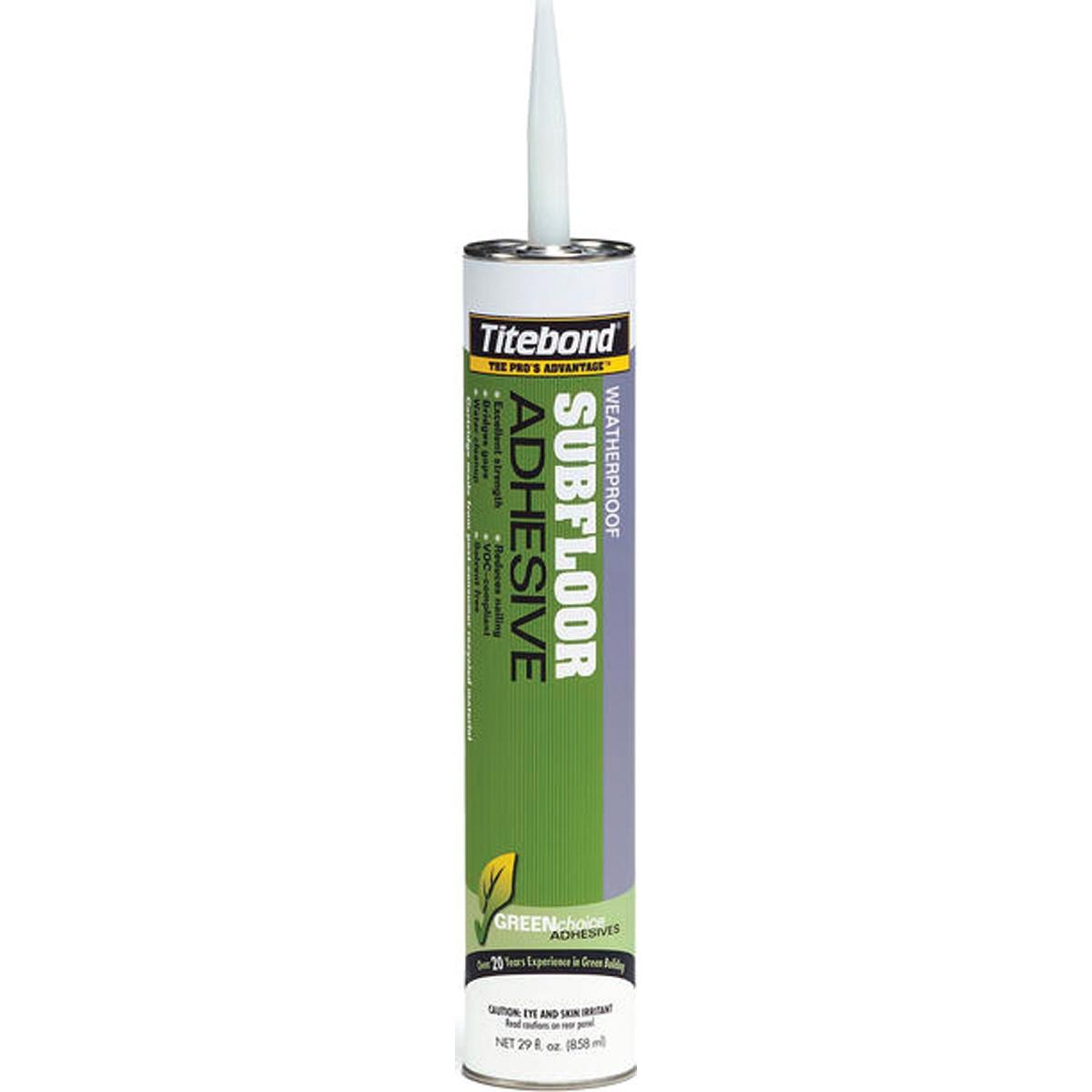 Titebond 7282 Subfloor Adhesive, Off-White, 28 oz Cartridge