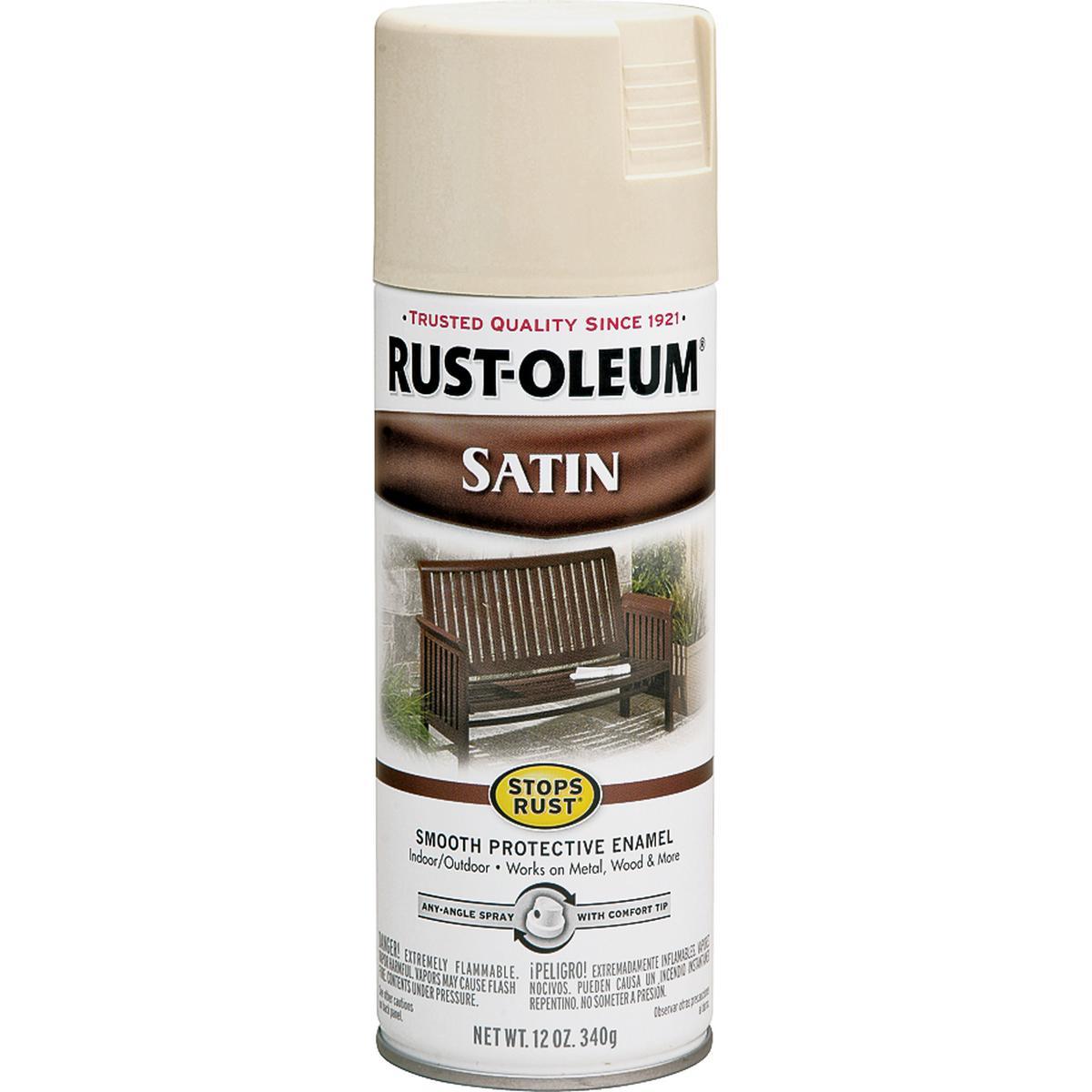 Paint Spray Satin Almond 12Oz