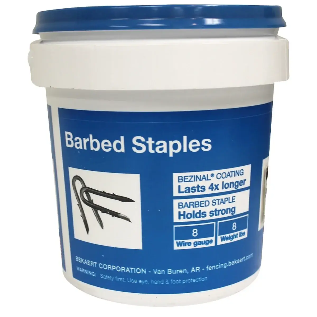 1-3/4-in 8 Gauge Double Barbed Fence Staples 8-Lb