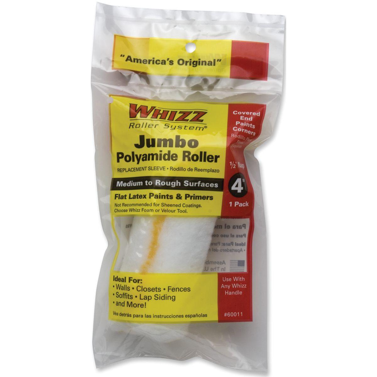 4-in Jumbo Gold Stripe Paint Roller Cover