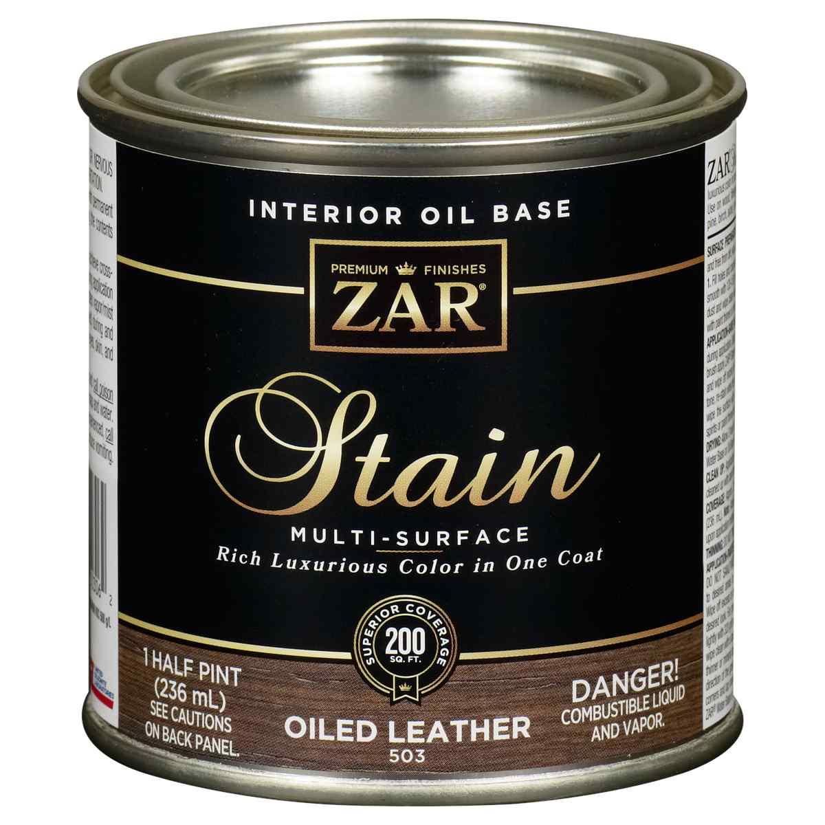 1/2-Pt Oiled Leather Interior Wood Stain