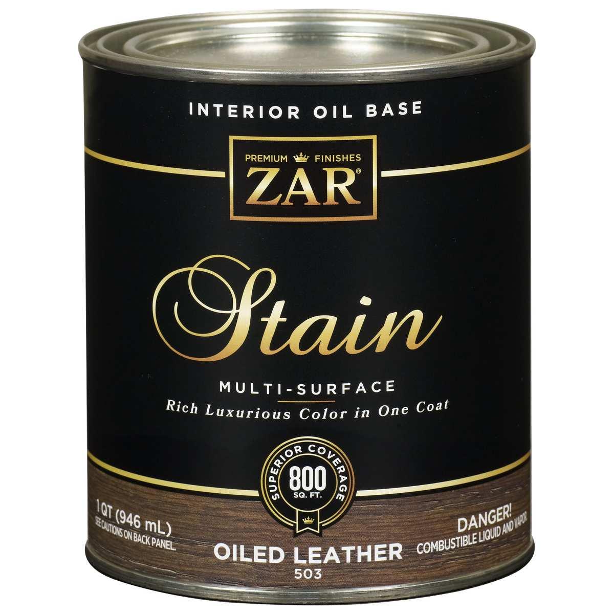 1-Qt Oiled Leather Interior Wood Stain