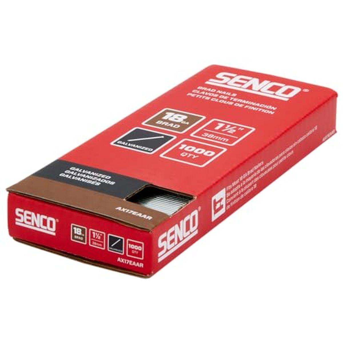 18 Gauge x 1-1/2-in Brad Electro Galvanized 1000 Pack Alt #1