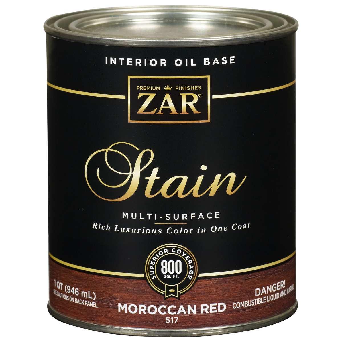 1-Qt Moroccan Red Interior Wood Stain
