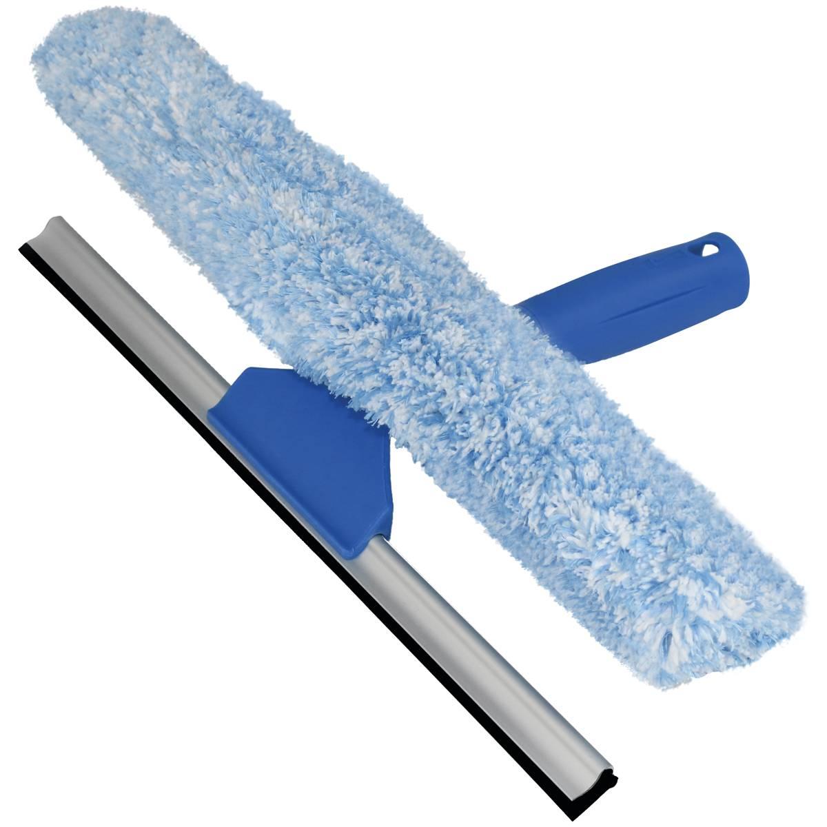 Unger Professional 981620 2-in-1 Window Cleaner, 10 in L Head, Plastic Head, 3.54 in L
