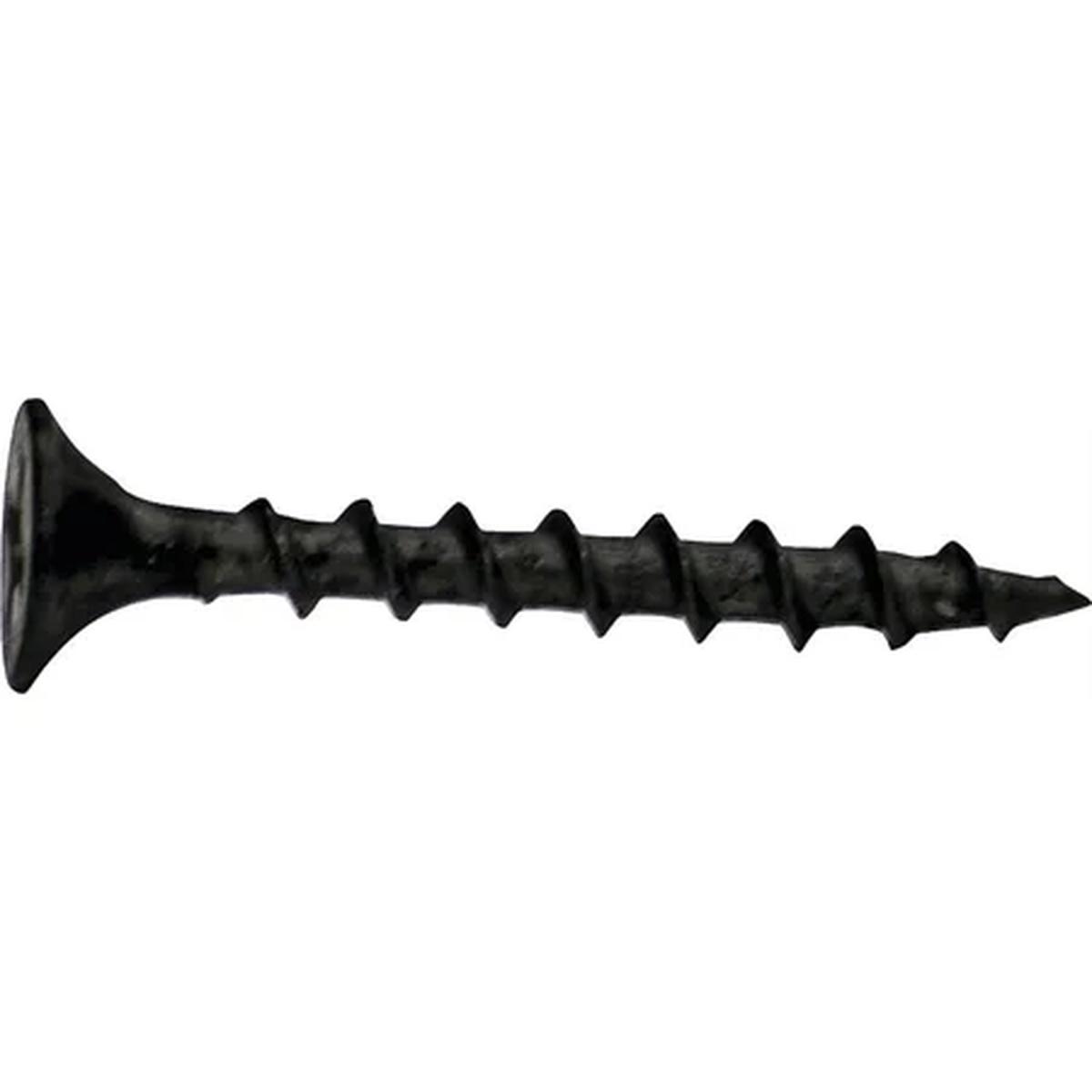 ProFIT 0286079 Screw, #6 Thread, 1-1/4 in L, Coarse Thread, Bugle Head, Phillips Drive, Phosphate, Sharp Point