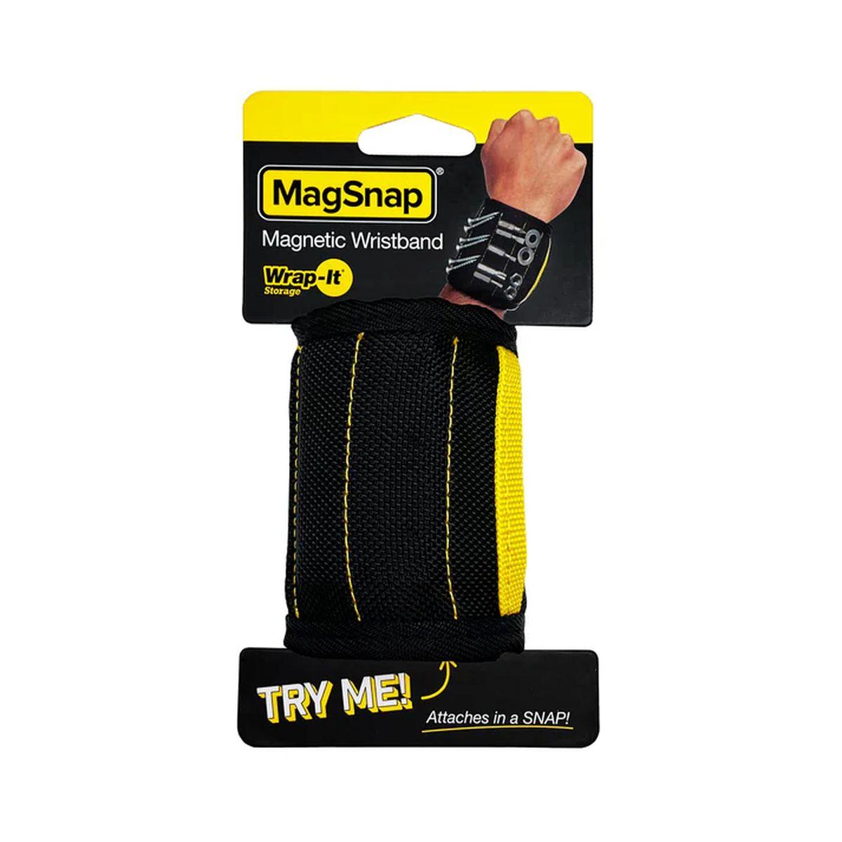 MagSnap Magnetic Snap Wristband, Black