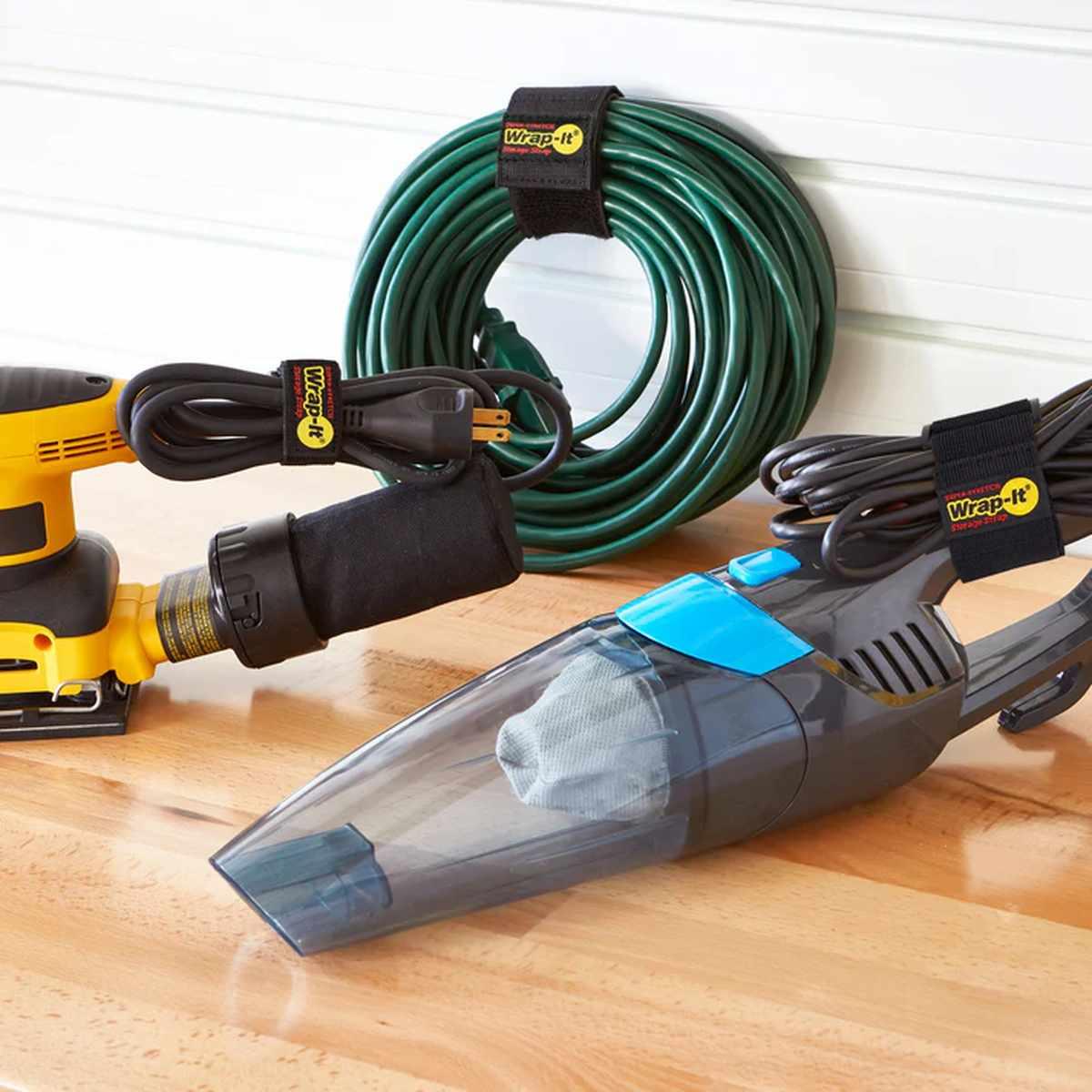 Super-Stretch Storage Straps, Assorted Sizes, Hook and Loop, 6-Pack Alt #2