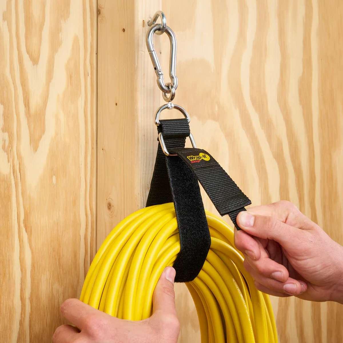 Hook 'n Hang Storage Strap, 18 in x 1-1/2 in, Hook and Loop, Black Alt #2