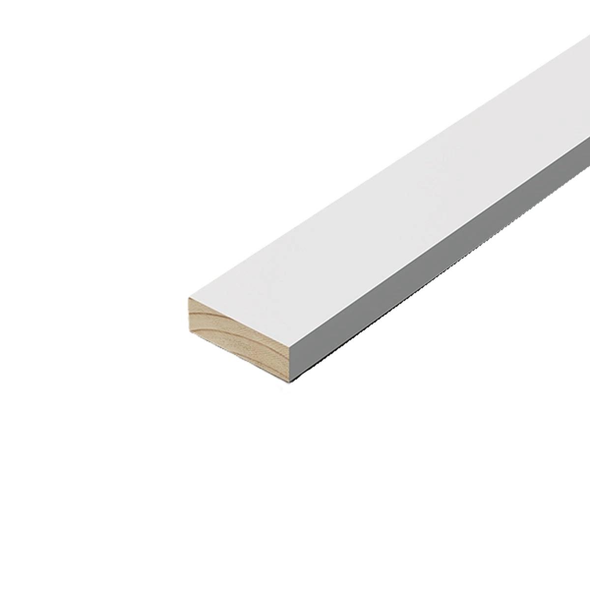 5/4-in x 4-in x 16-ft Primed Finger Joint Pine S4SSE Trim Board