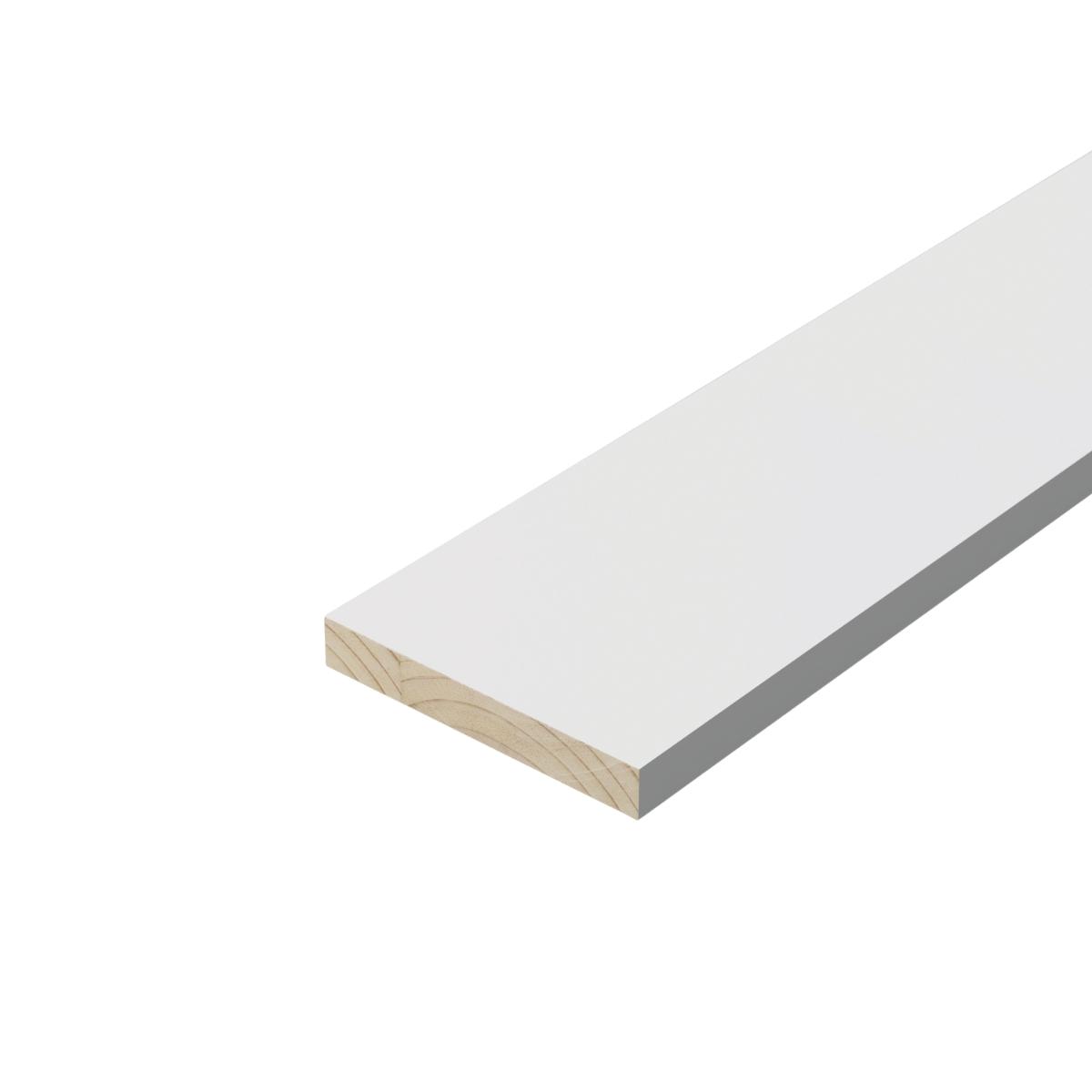 5/4-in x 6-in x 16-ft Primed Finger Joint Pine S4SSE Trim Board