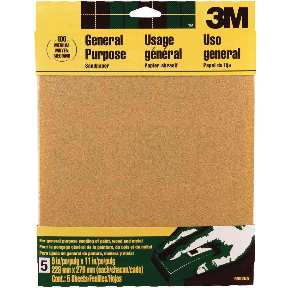 SANDPAPER AL OXIDE 9X11IN MED