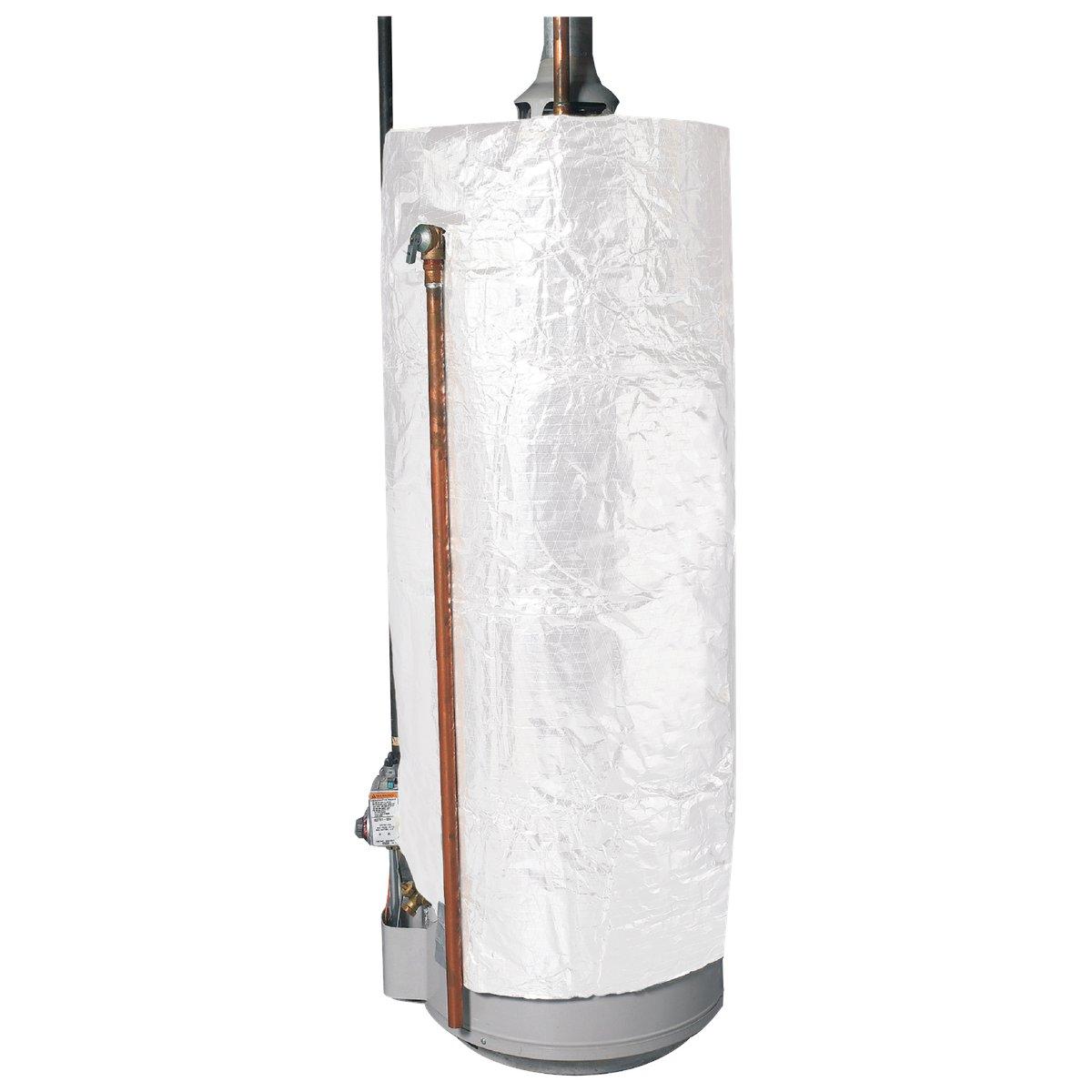 Frost King SP57/11C Insulation Blanket, 3 in Thick, Plastic, For: 60 gal Gas, Oil and Electric Water Heater
