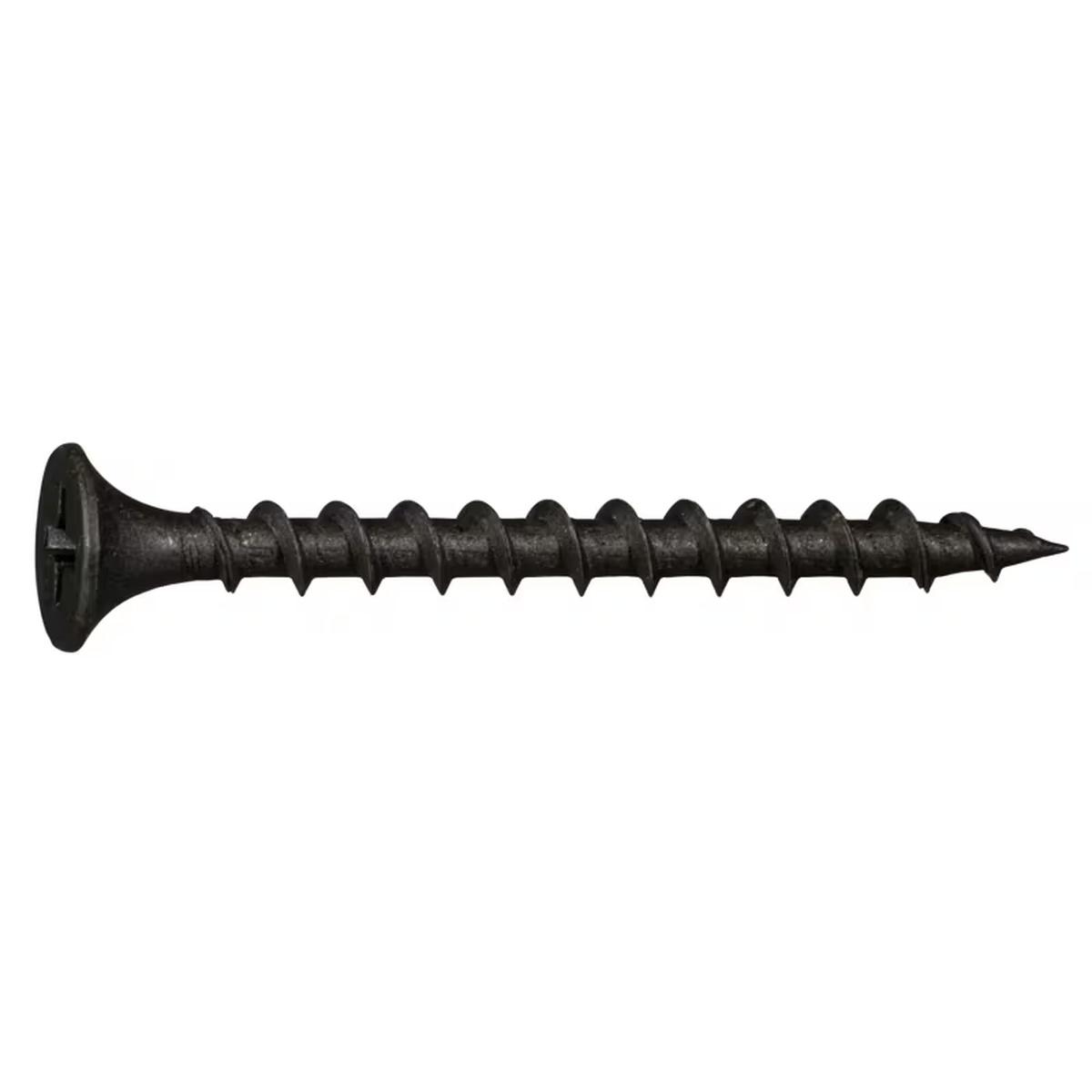 6 x 1-1/8 Black Phosphate Coarse Phillips Bugle Drywall Screws