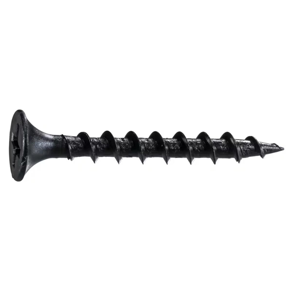 6 x 1-1/4 Black Phosphate Coarse Phillips Bugle Drywall Screws