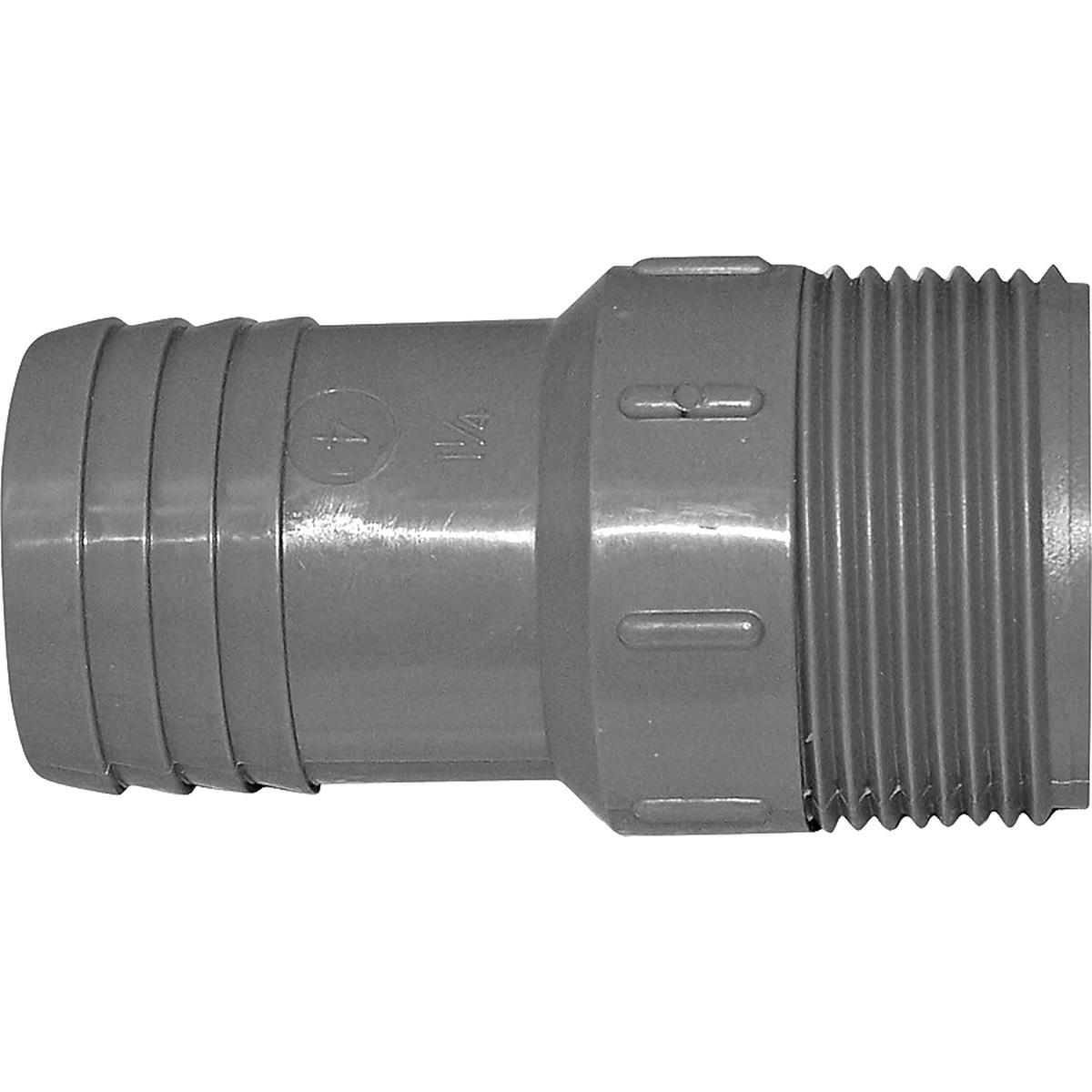 1-1/4" NYLON MALE ADAPTER