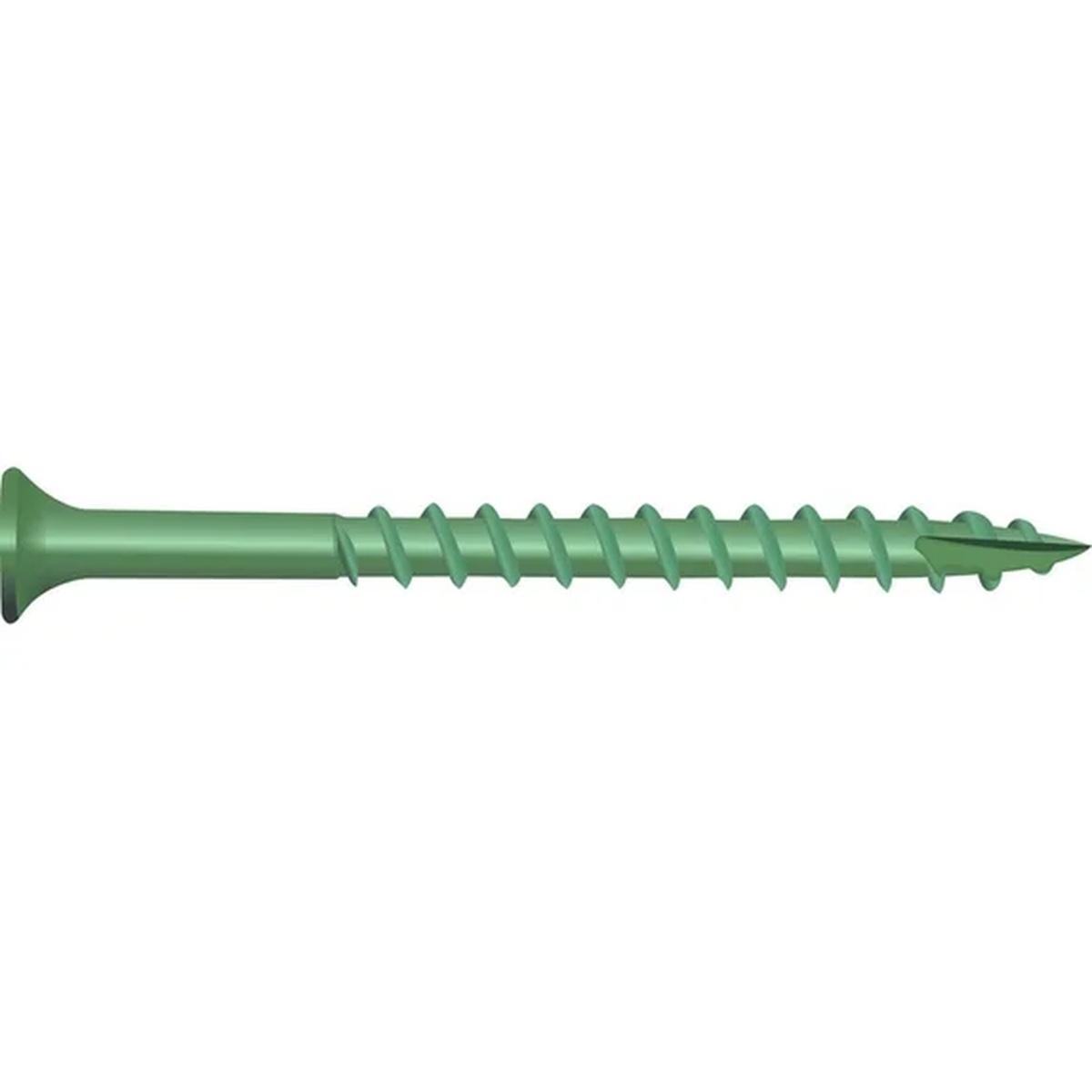 Screw Deck Str Dr Grn 7X1-1/4