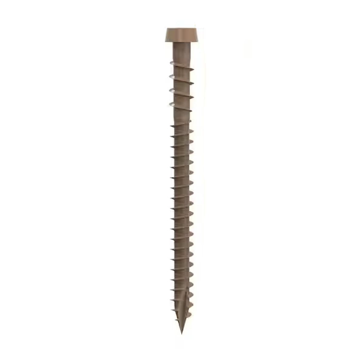 Camo 0349154 Deck Screw, #10 Thread, 2-1/2 in L, Star Drive, Type 99 Double-Slash Point, Carbon Steel, ProTech-Coated Alt #1
