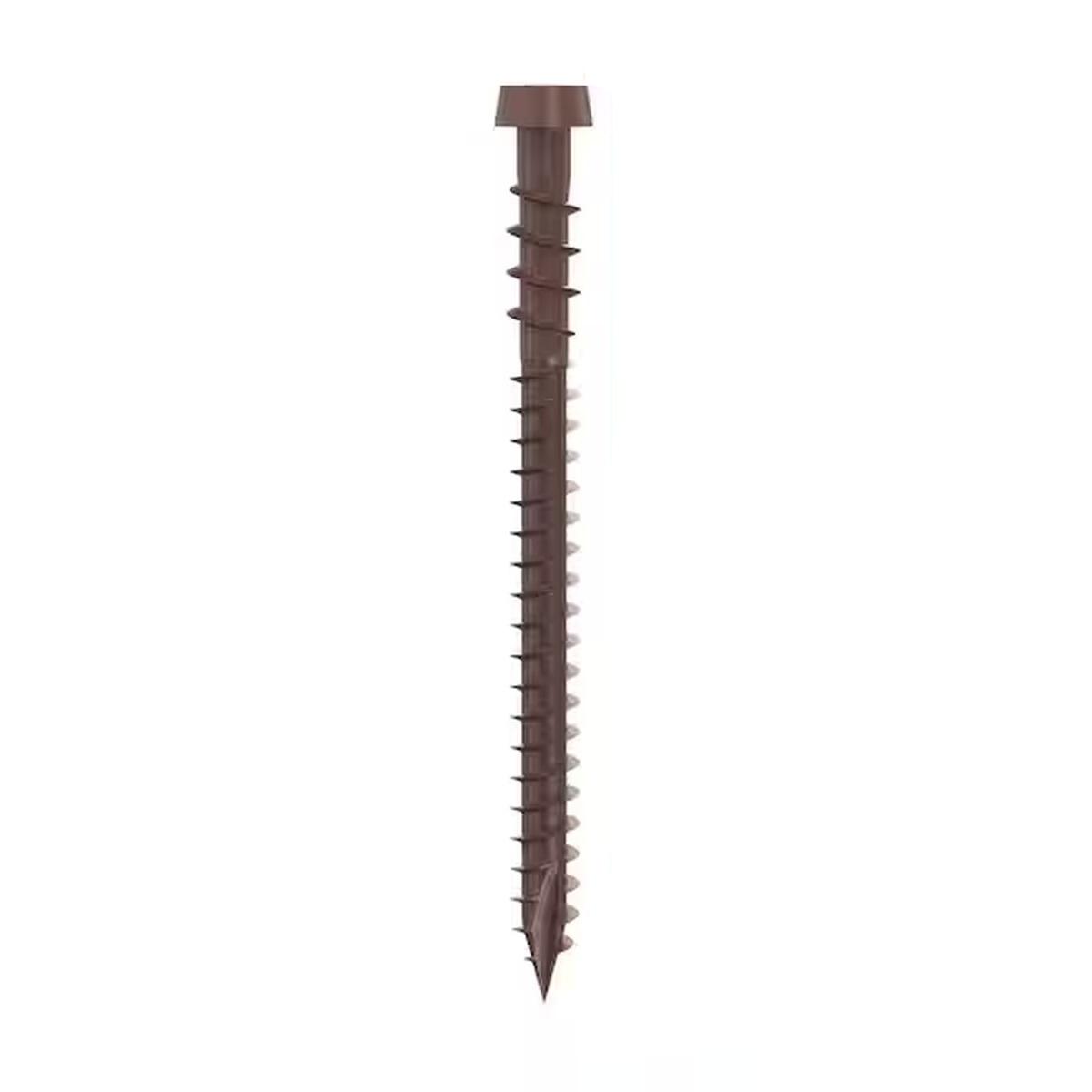 Camo 0349254 Deck Screw, #10 Thread, 2-1/2 in L, Star Drive, Type 99 Double-Slash Point, Carbon Steel, ProTech-Coated Alt #1