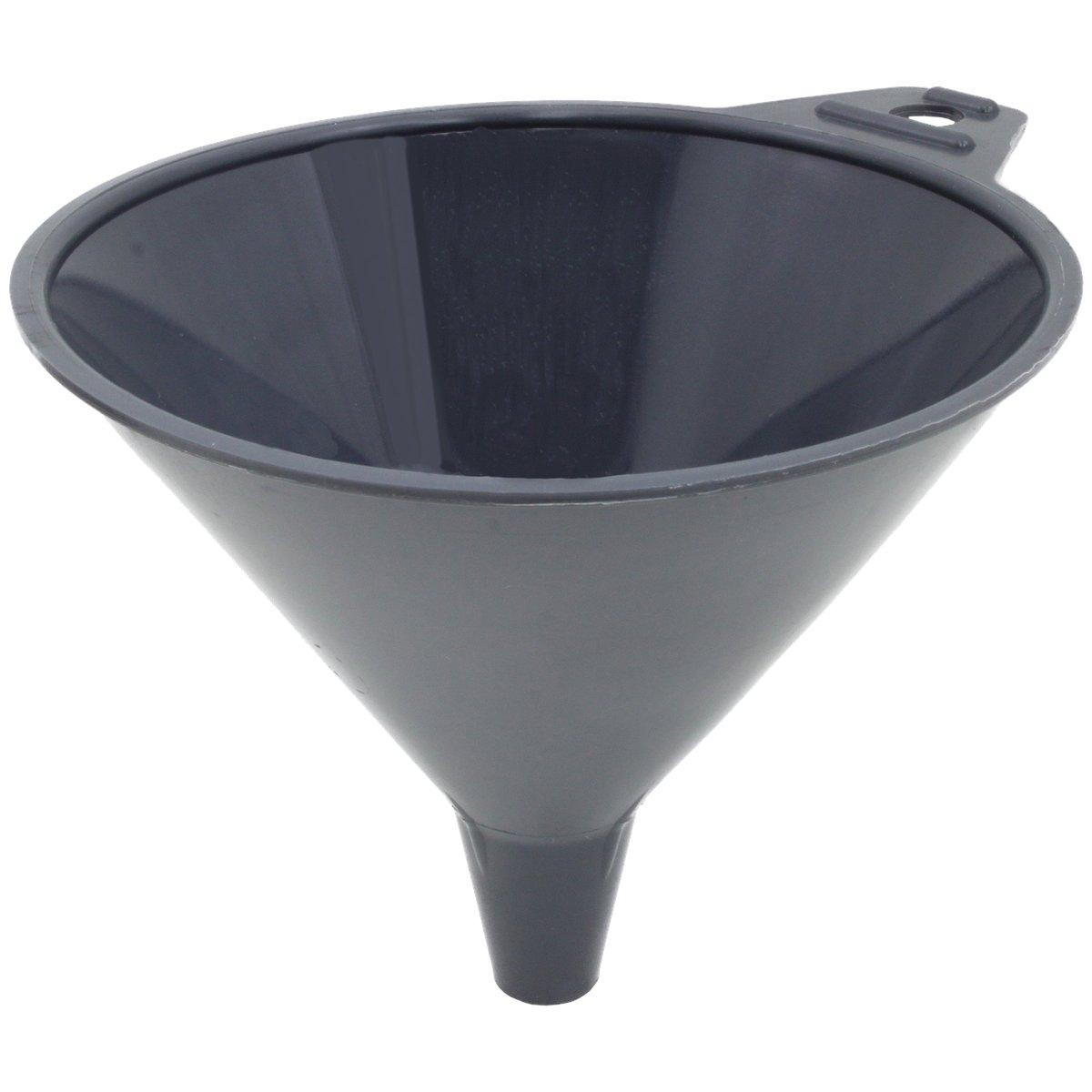 FloTool 05015 Medium Funnel, 1 pt, HDPE, Charcoal, 6-1/2 in H