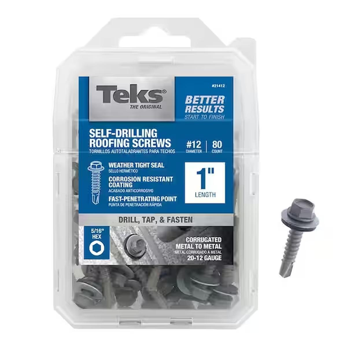 Teks RoofingScrew s 12 X 1" Hwh/Drill P
