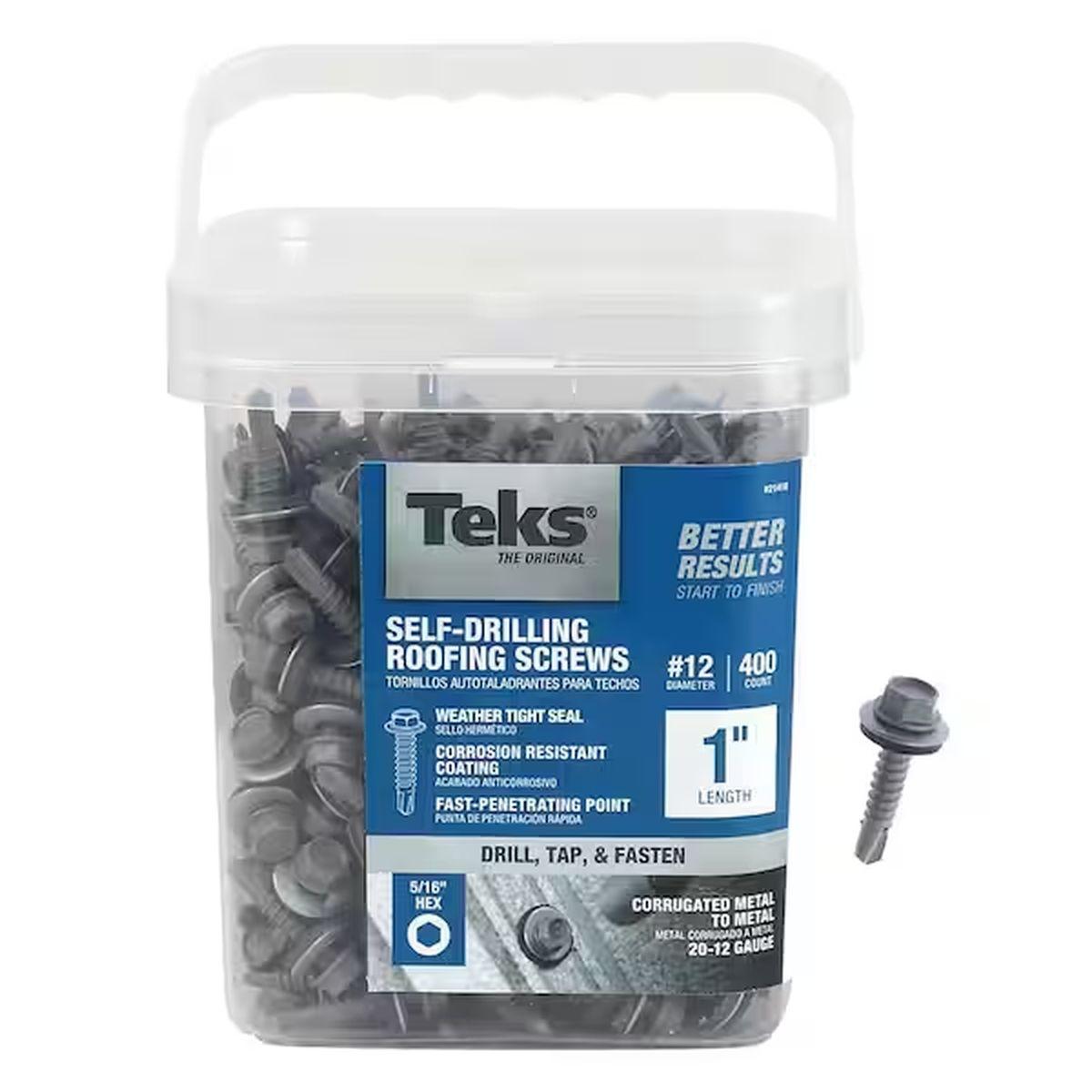 Teks RoofingScrew s 12 X 1" Hwh/Drill P