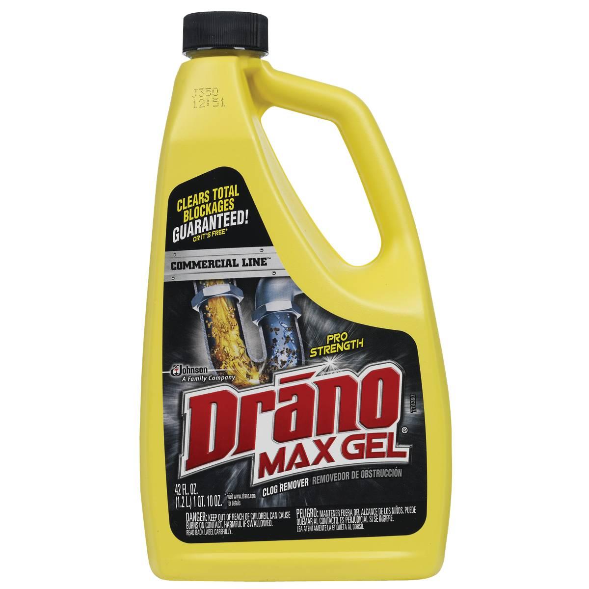 DRANO MAX GEL 42 OZ