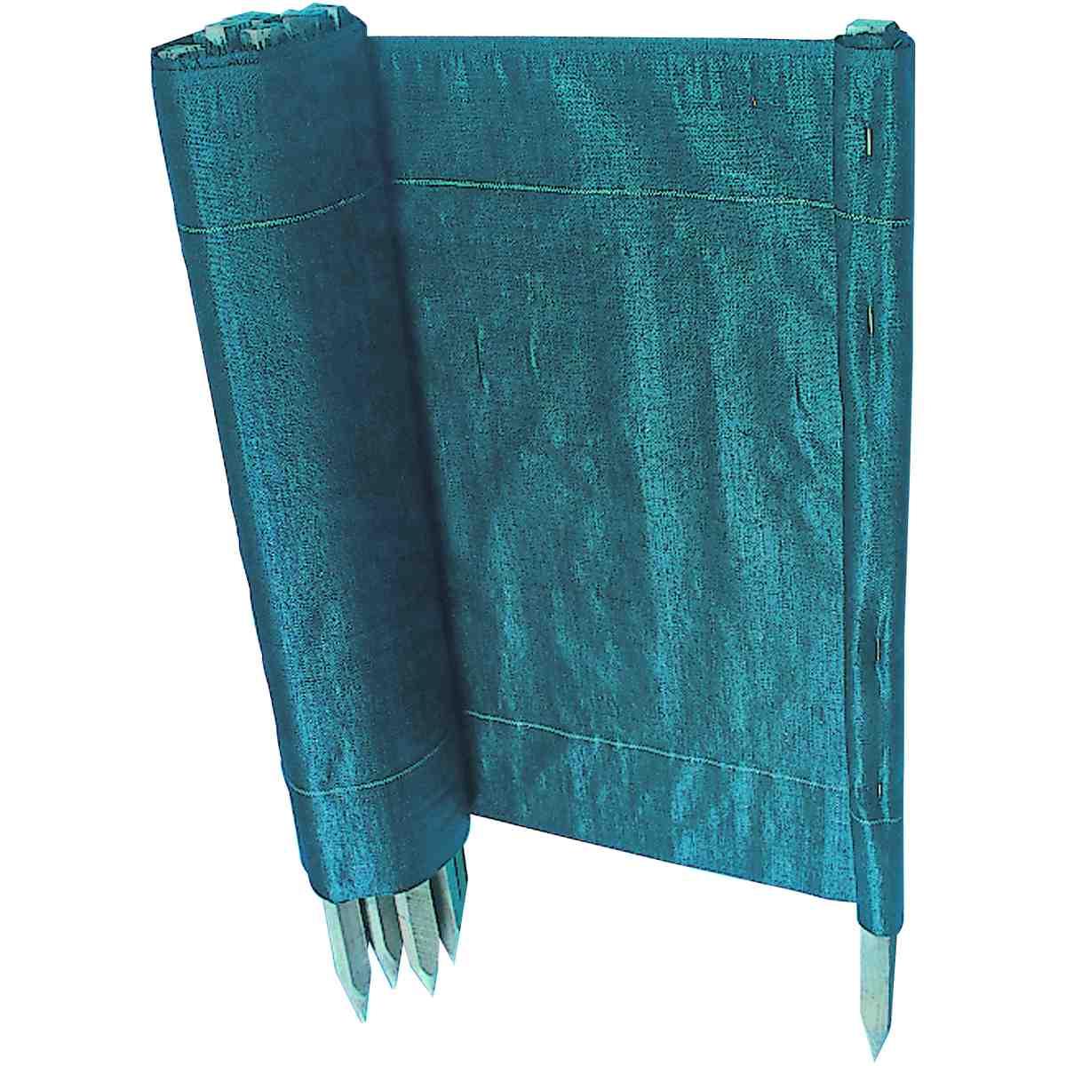 Mutual Industries 14987-0-36 Silt Fence, Black, 100 ft L, 36 in W, 1-1/2 x 1-1/2 in Mesh, Fabric