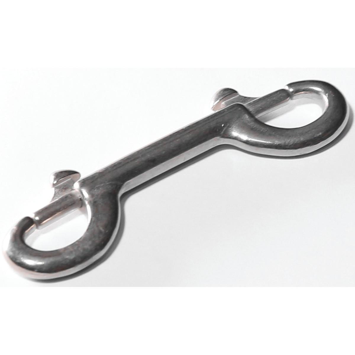 Baron 163Z Chain Snap, 70 lb Working Load, Metal, Nickel