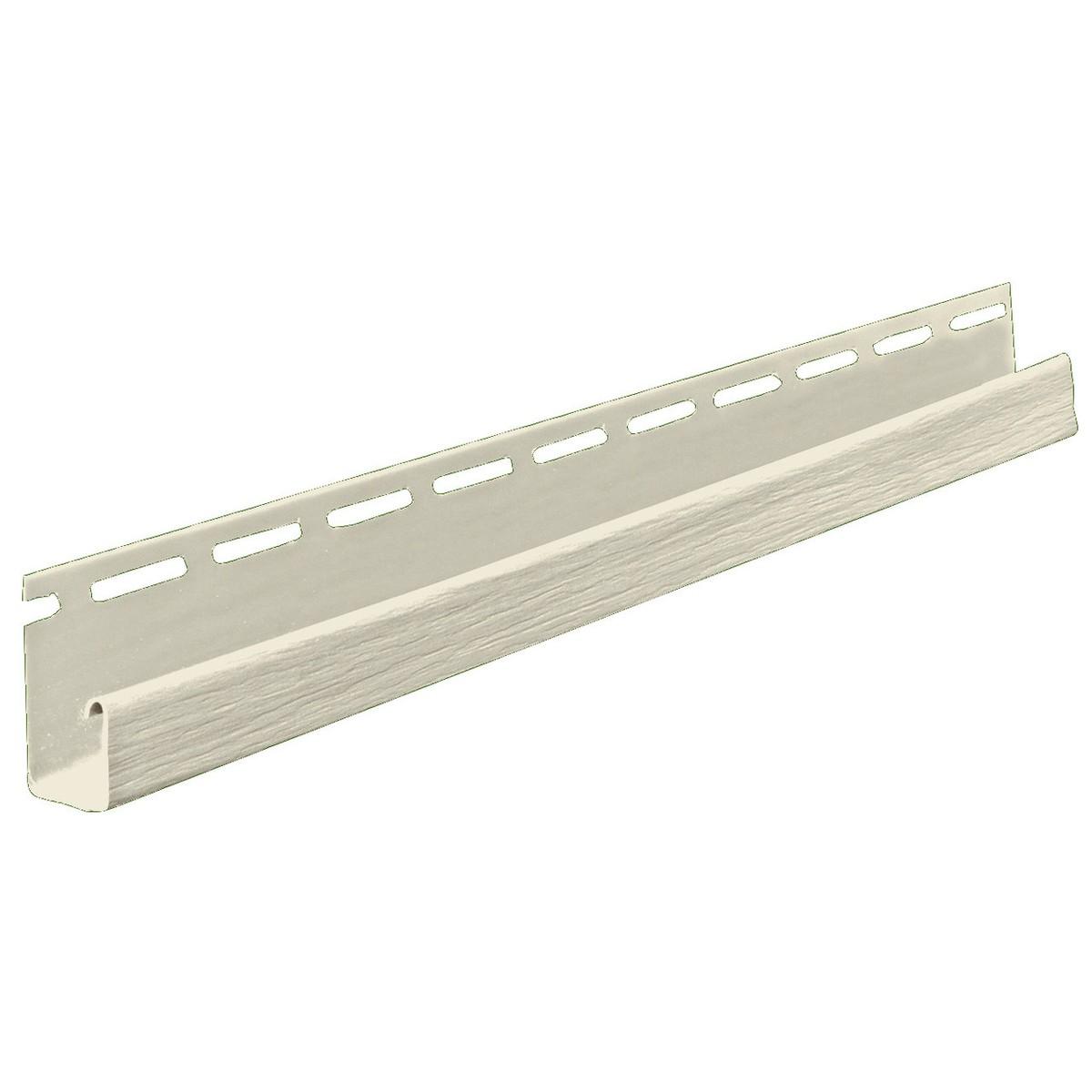 Matte 1/2" J-Channel White 12'