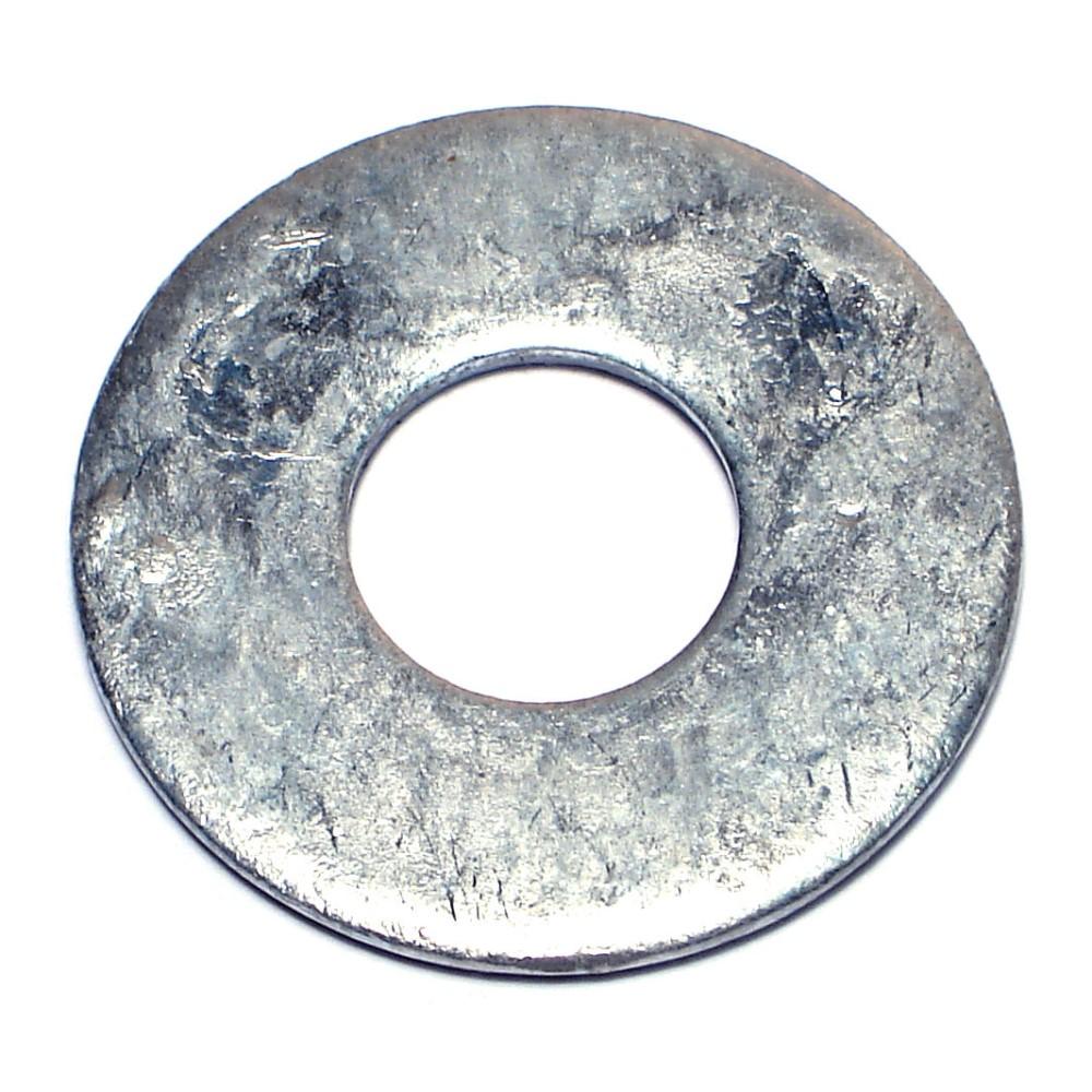 3/4 in Hot Dip Galvanized USS Flat Washer, Grade 2 Steel