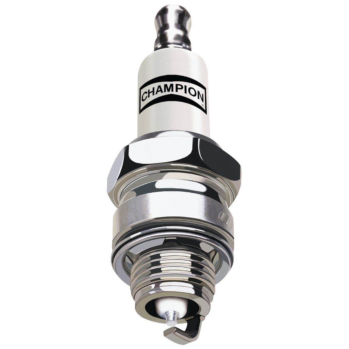 Champion CJ8 Spark Plug, For: 2-Cycle and 4-Cycle Engines, 0.027 to 0.033 in Fill Gap, 0.551 in Thread, 0.748 in Hex