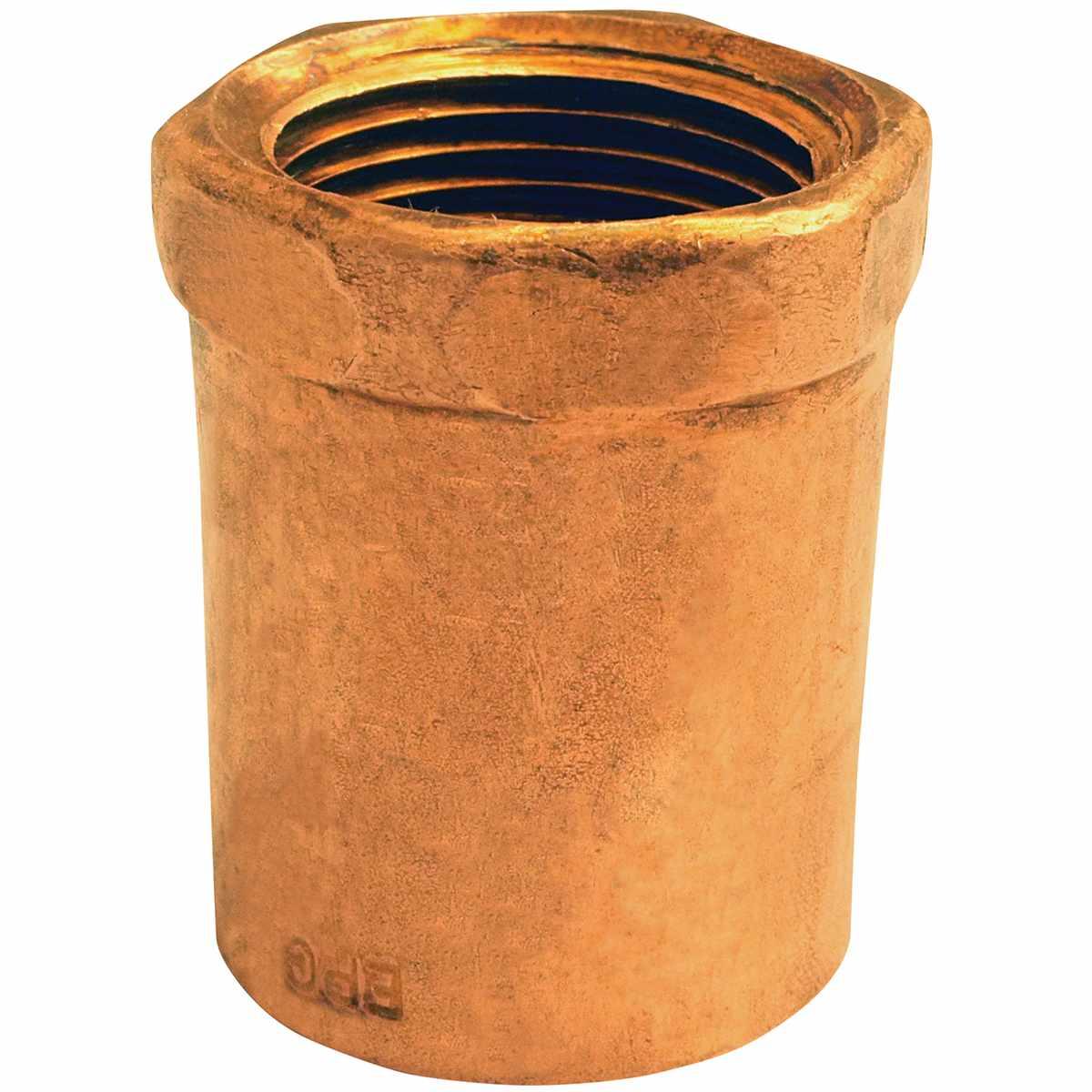 Nibco 603 Series W01070D Pipe Adapter, 3/4 in, Sweat x FPT, Copper, 582 psi Pressure