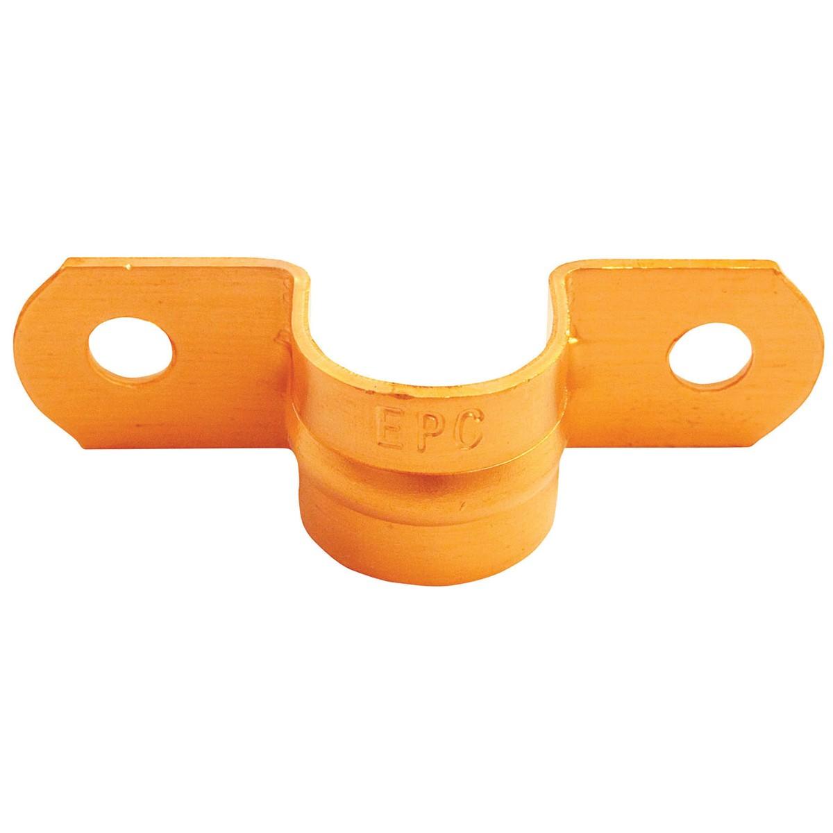 1/2 2-HOLE COPPER TUBE STRAP 5PK