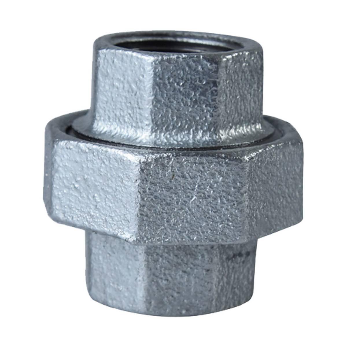 ProSource 34B-3/4G Pipe Union, 3/4 in, Threaded, Iron, 40 Schedule, 300 psi Pressure