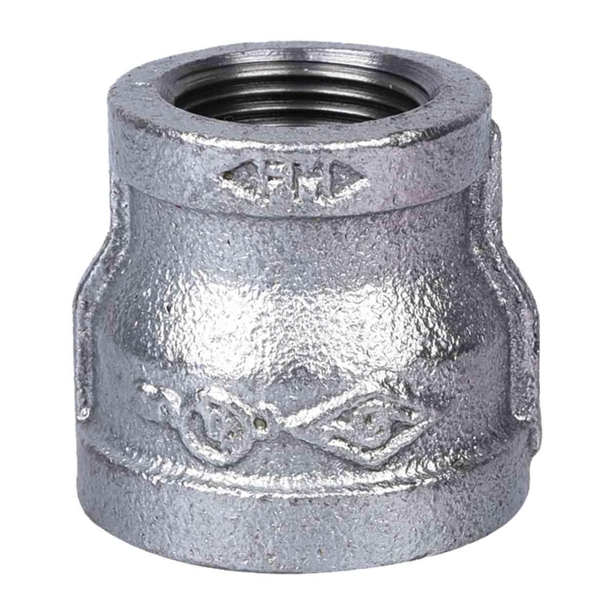 ProSource 24-1X3/4G Reducing Pipe Coupling, 1 x 3/4 in, Threaded, Steel, 40 Schedule, 300 psi Pressure