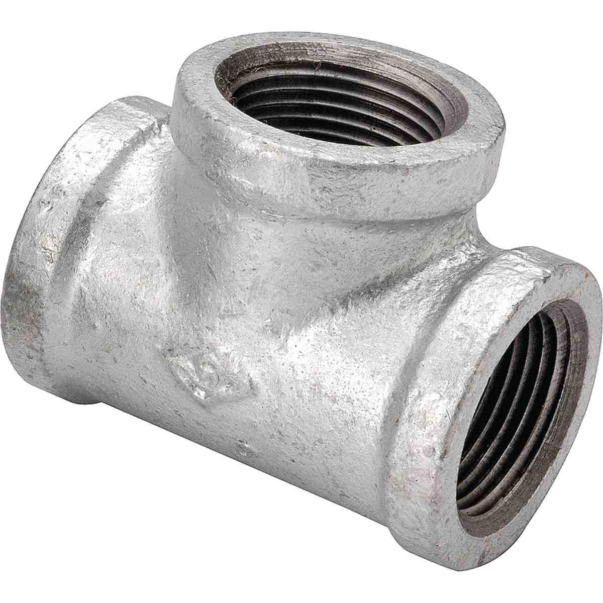 ProSource 11A-1/2G Pipe Tee, 1/2 in, FIPT, Steel, 40 Schedule, 300 psi Pressure