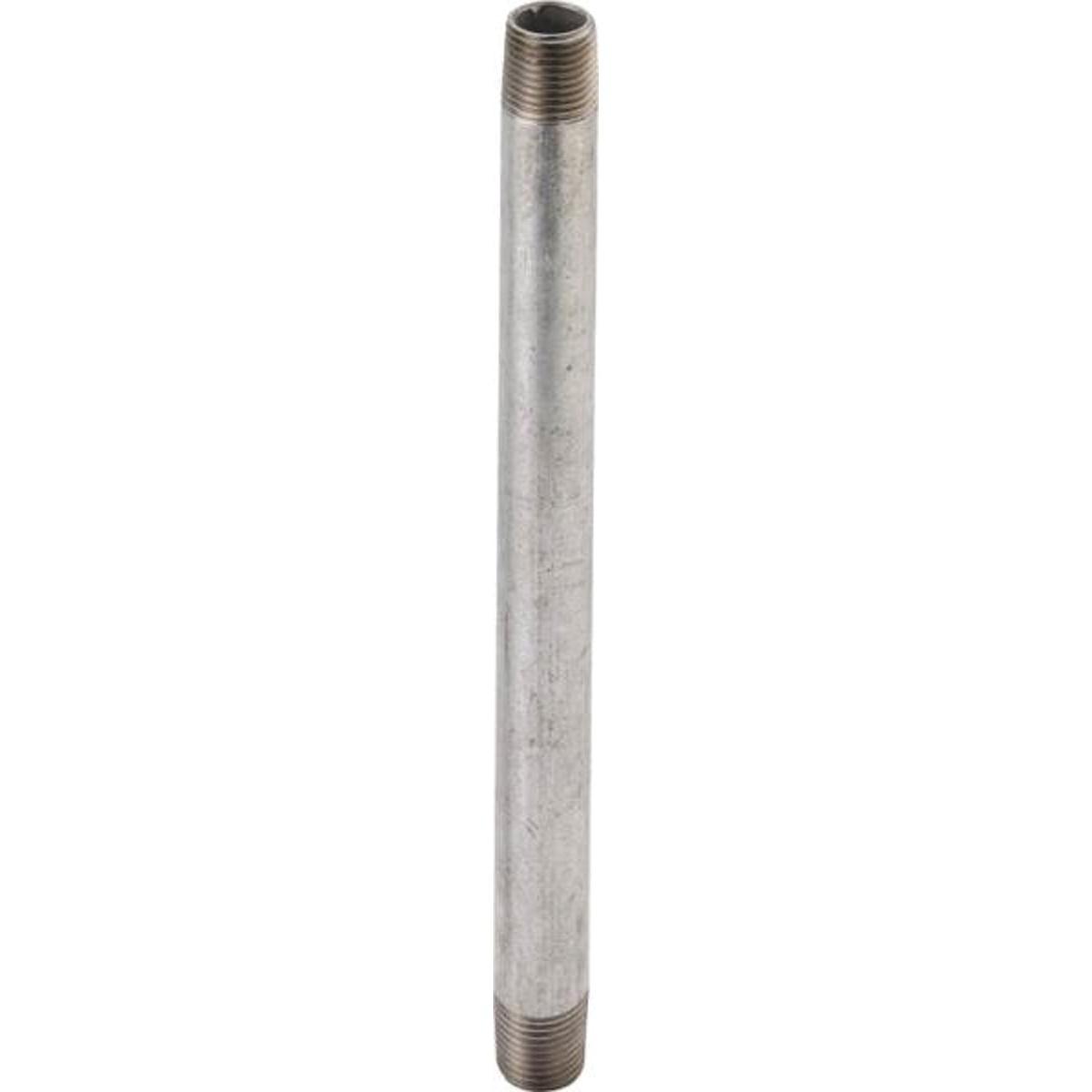 ProSource 1/2XCG Pipe Nipple, 1/2 in, Male NPT Threaded, Steel, 40 Schedule
