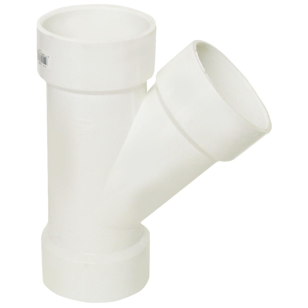 3" Wye 45 Pvc Dwv