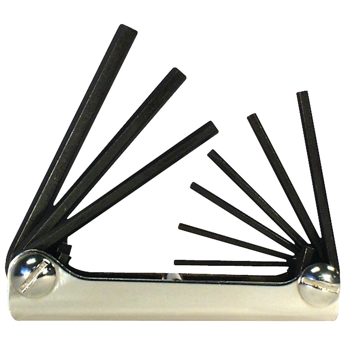 Eklind 9-Piece Black Steel Hex Key Set