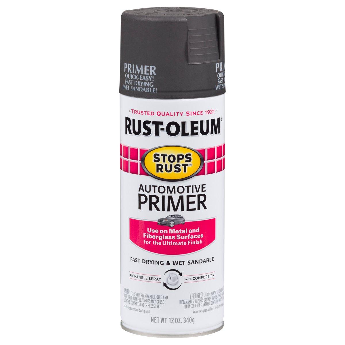 Stops Rust 2089830 Automotive Spray Primer, Dark Gray, 12 oz Can