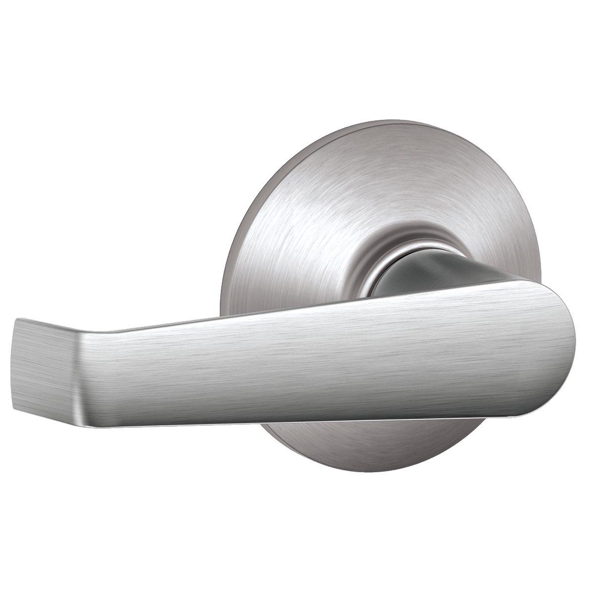 Schlage Elan Series Elan Passage Lever Set in Satin Chrome