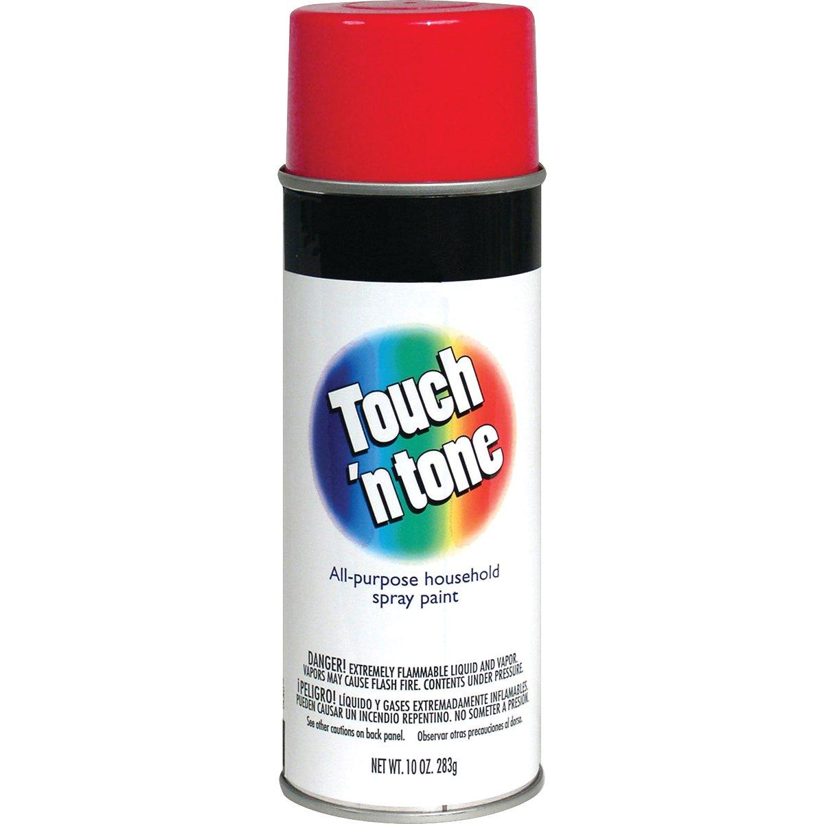 Touch 'N Tone 55270830 Spray Paint, Gloss, Cherry Red, 10 oz, Can