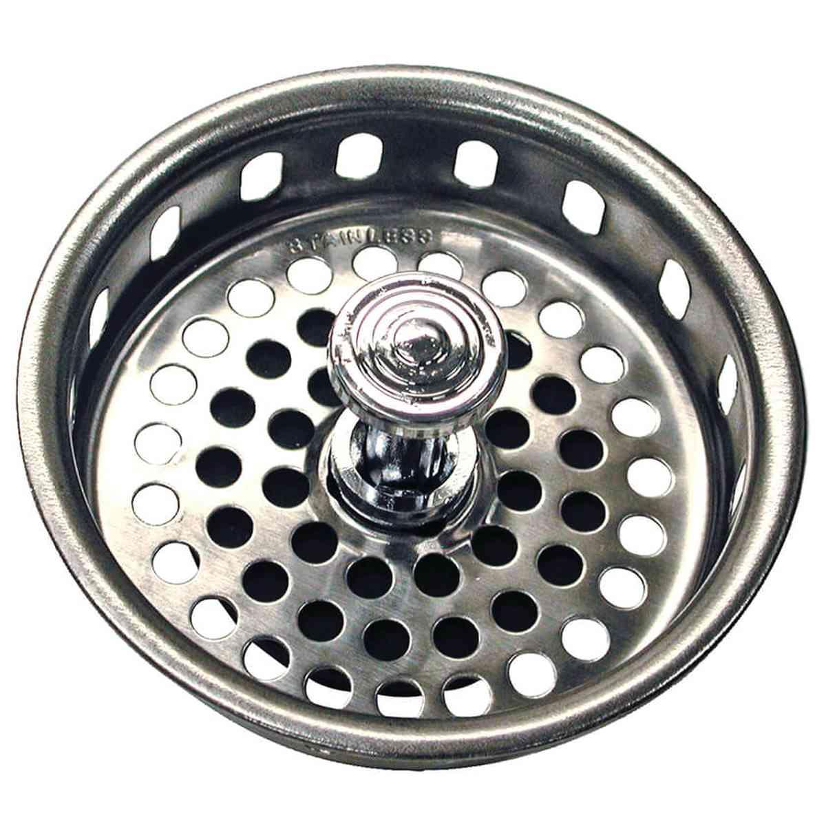 BASKET STRAINER W/RUBBER STOPPER