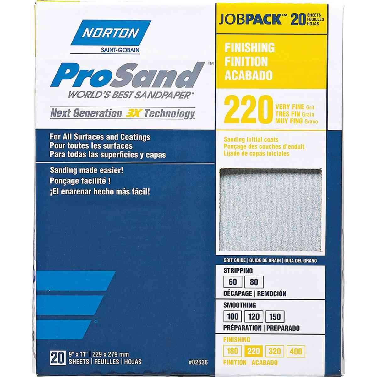PROSAND SHEET 220GT 20PK 68167