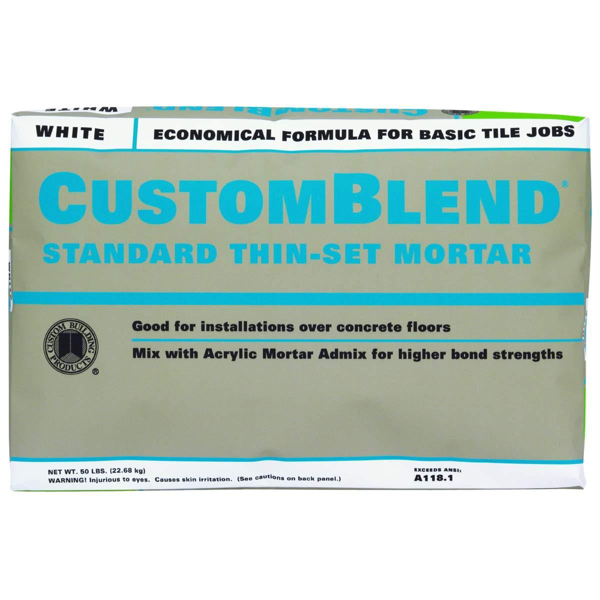 MORTAR THINSET STANDARD WHITE 50