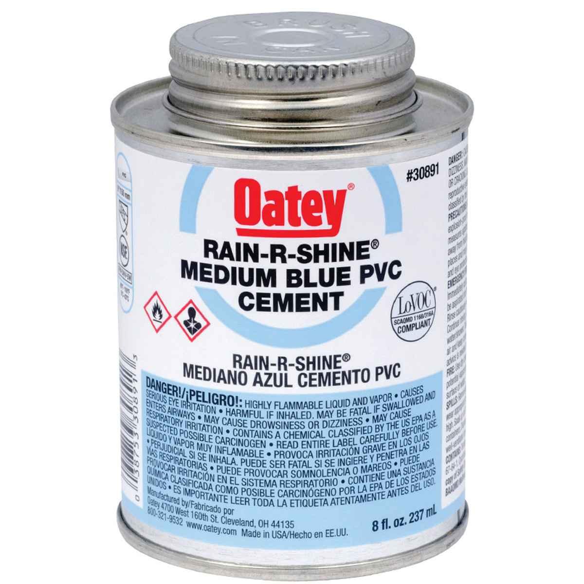 PVC CEMENT LVOC RAIN-R-SHINE 8OZ
