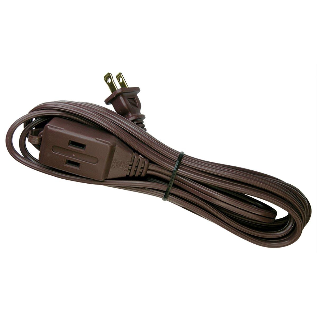 Brown Ext Cord 16/2   15Ft