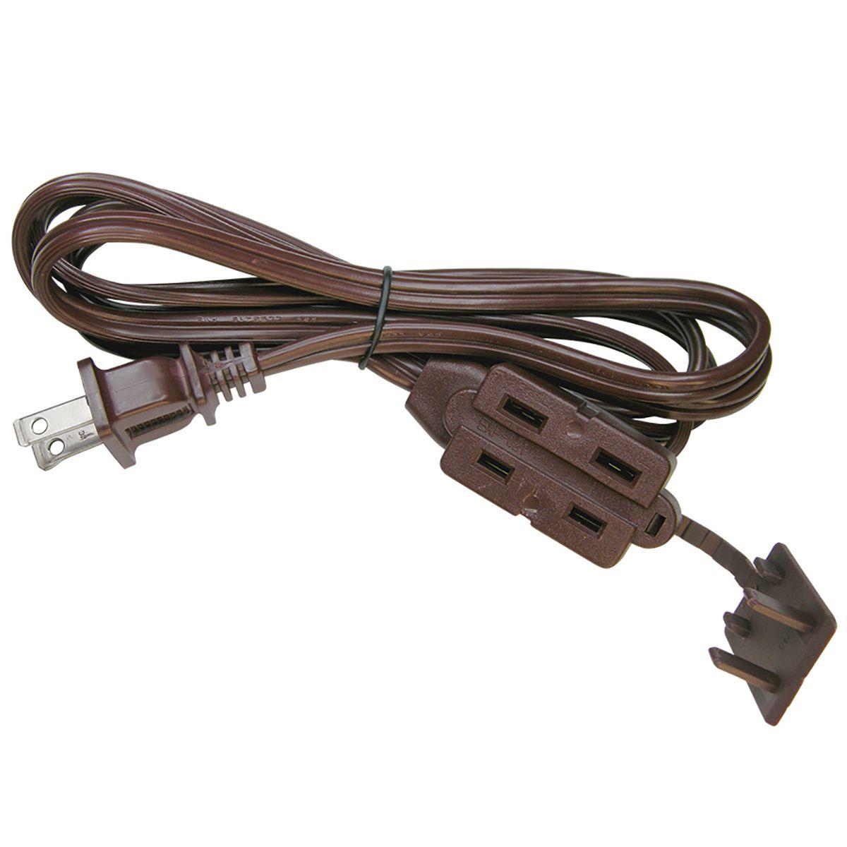 Brown Extension Cord 16/2 6Ft